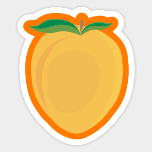 Apricot Sticker